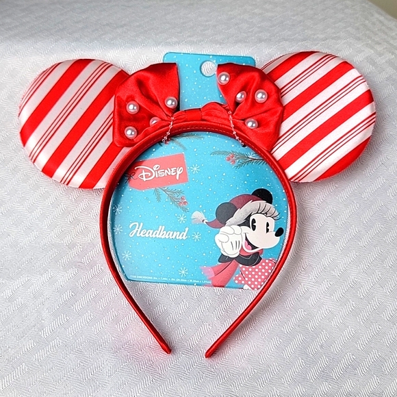 Disney Christmas Minnie Mouse Headband - Picture 1 of 3